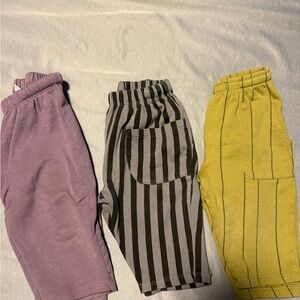 Zara kids Striped and Solid Bottoms Set